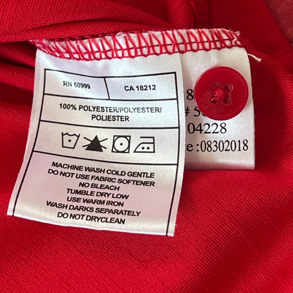Antigua Red Boston Red Sox Golf Polo Shirt men’s size XL - Picture 7 of 9